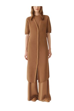 Cardigan waistcoat in cotton and linen yarn FABIANA FILIPPI | MAD276F470D2731268